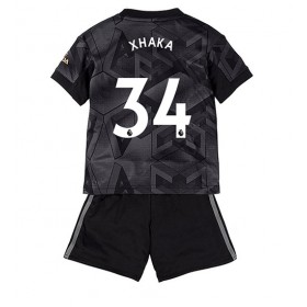 Baby Fußballbekleidung Arsenal Granit Xhaka #34 Auswärtstrikot 2022-23 Kurzarm (+ kurze hosen)